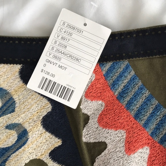 Anthropologie VANESSA VIRGINIA EMBROIDERED SKIRT - Picture 4 of 8